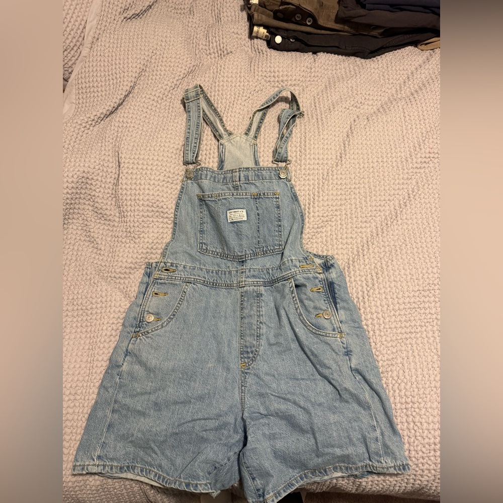 Levi's Light Blue Denim Overalls